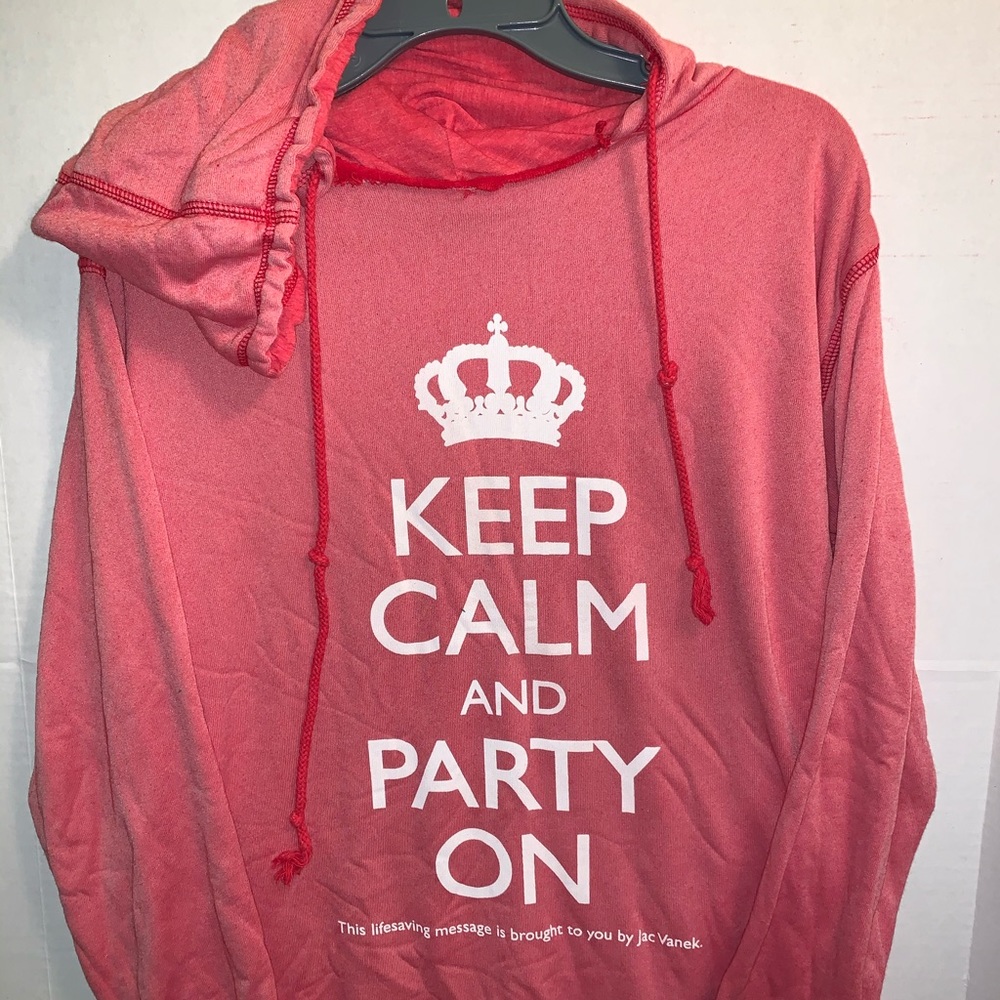 Jac Vanek Keep Calm Hoodie Sweatshirt